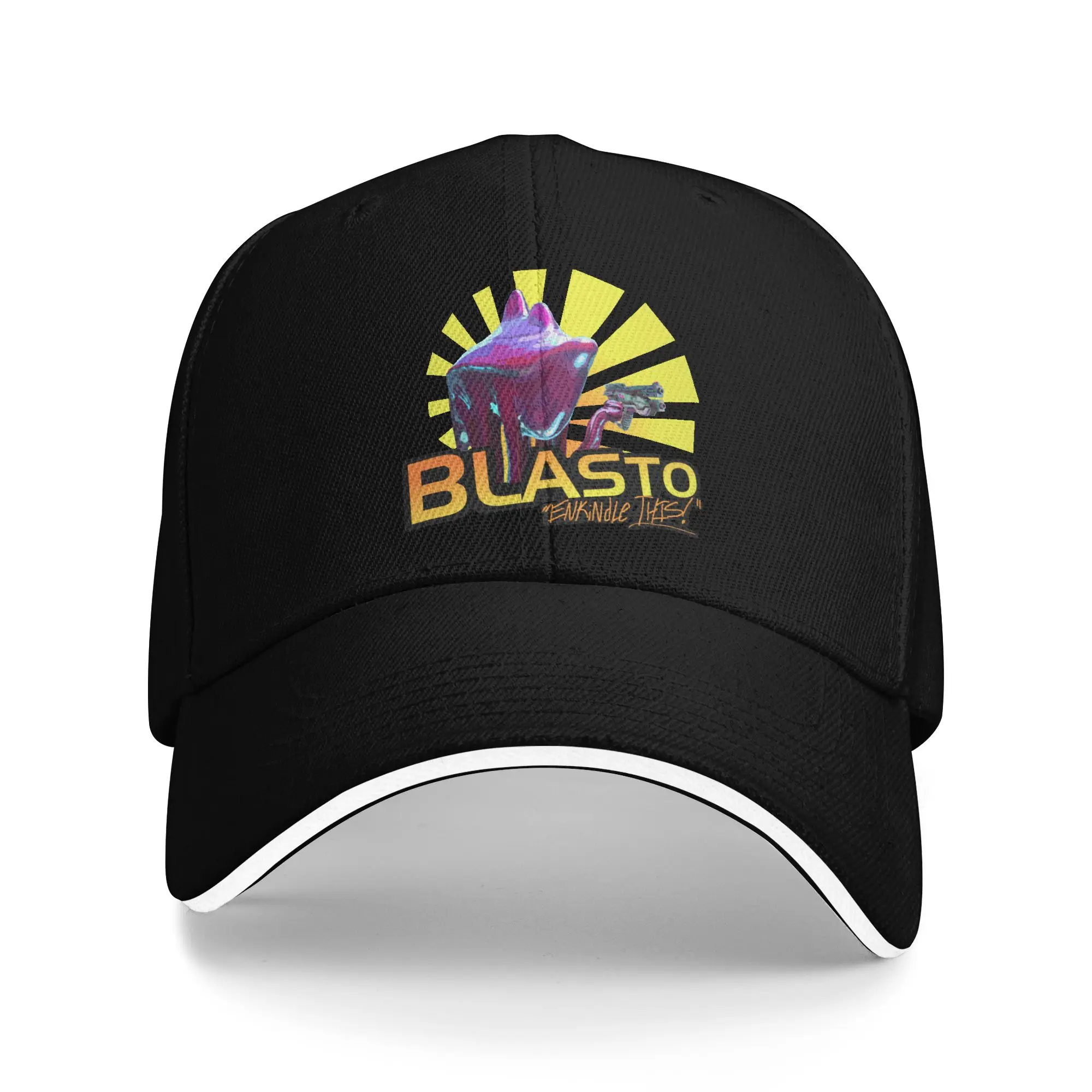 Mass Effect Blasto Sandwich Hat Adult ,Fitted,Baseball Caps  Hat Adjustable Polyester Racing Cap Summer Hat