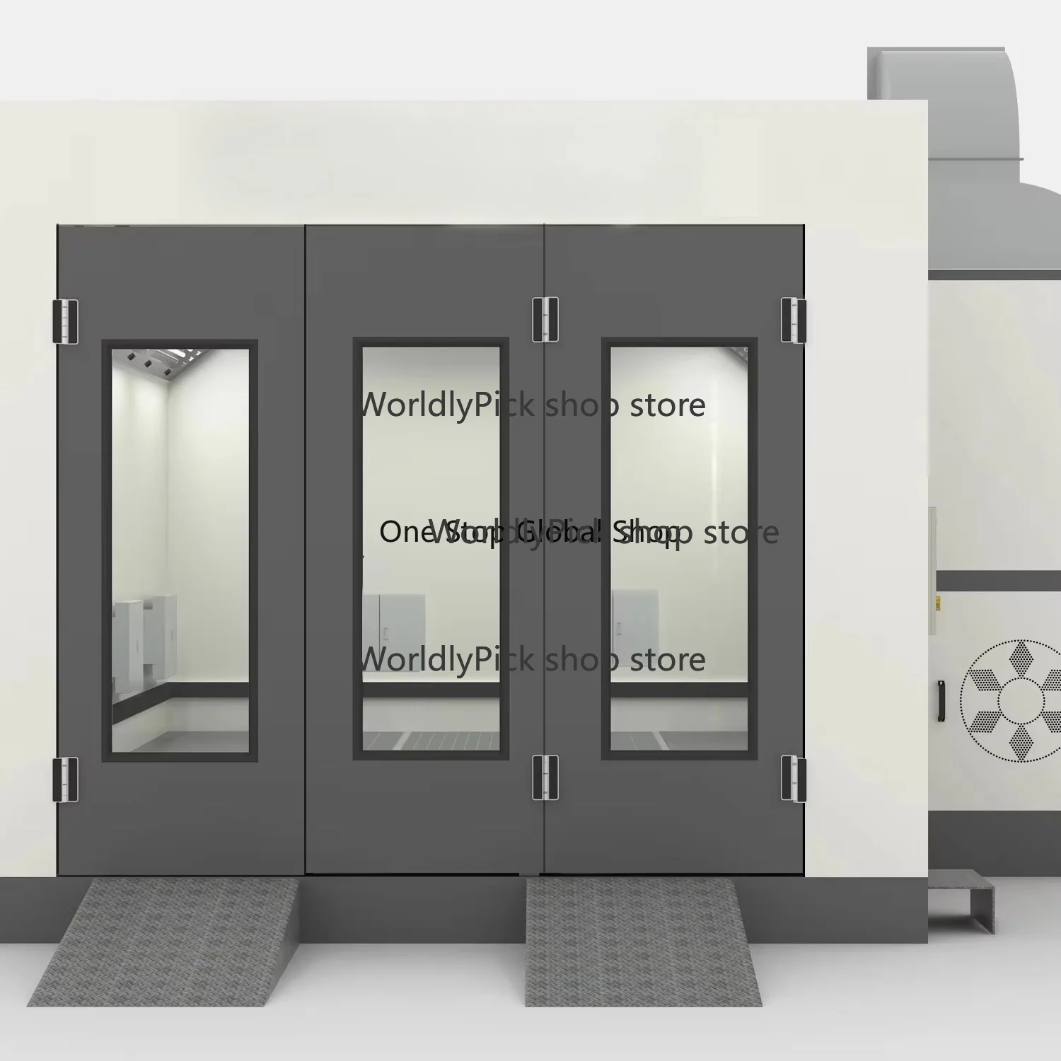 Frost Proof Expert 37KW LX-D2 Spray Booth for Cars Specialized Heating CE Certified 10000m3h
