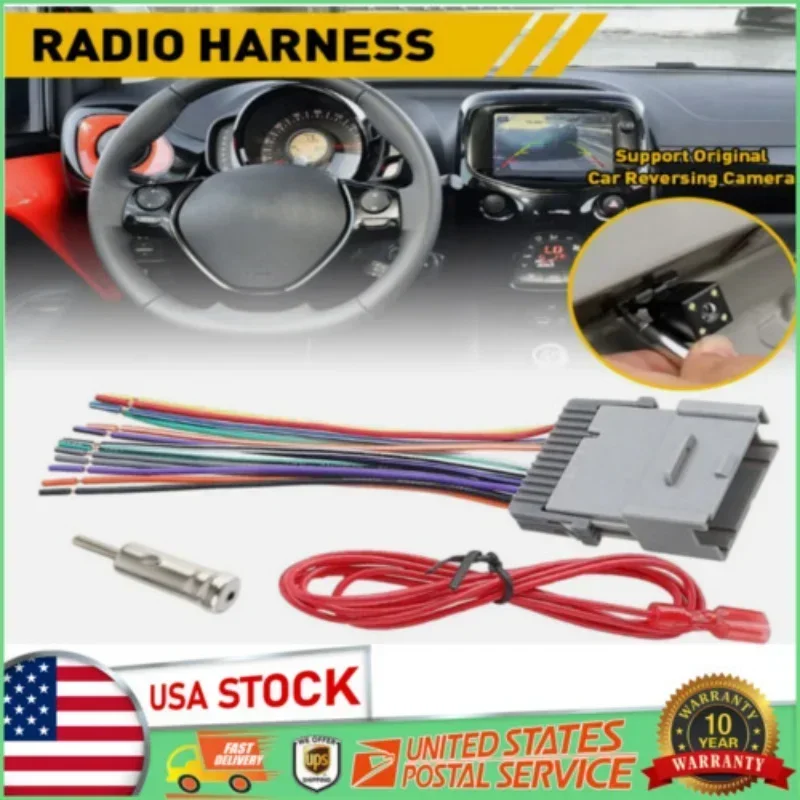 

Для Buick Chevrolet GMC Pontiac автомобильный стерео радио установка жгута проводов и антенный адаптер кабели адаптеры автомобили