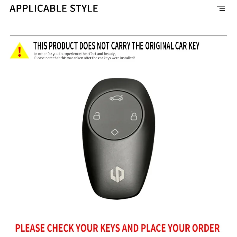 TPU Gradient Car Smart Remote Key Case Cover Protector Shell Holder For Leapmotor T03 S01 C11 4 Buttons Keyless Auto Accessories