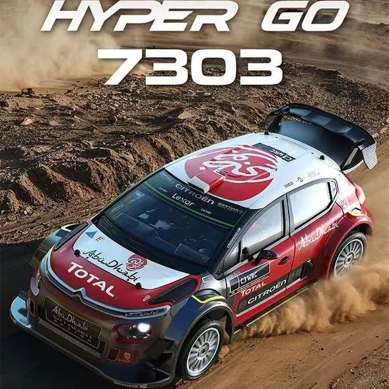 Hyper Go 7303 Large Rc Rally Car 1/7 Citroen High Speed Drift With Sensored Brushless Motor Gyroscope Off Road Racing Vehicle