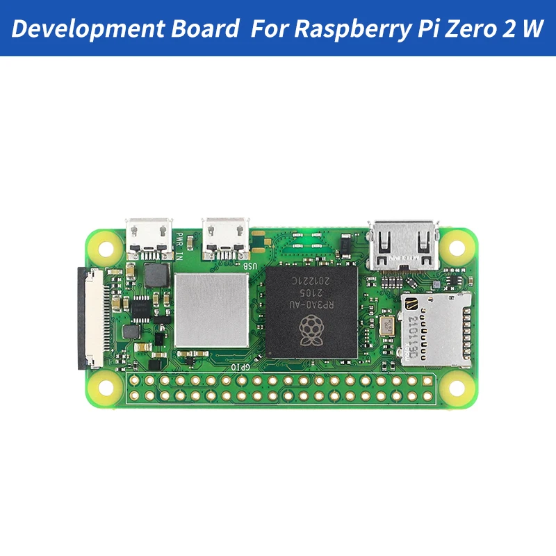 

Макетная плата Raspberry Pi Zero 2 Вт с поддержкой Wi-Fi и Bluetooth с процессором 1 ГГц, 512 МБ ОЗУ для Raspberry Pi Zero 2 Вт