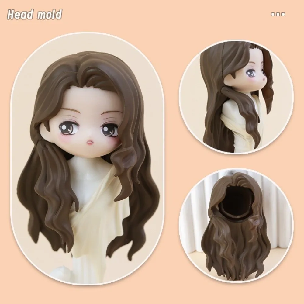 

Accessories Korean Style OB11 Head Shell Plastic Cute Replacement Hair 1/12 Bjd Head for Obitsu11 Gsc Body