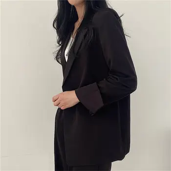 2025秋季新款女裝西裝外套休閒褲套裝寬褲西裝褲優雅OL商務套裝西裝外套 6 最佳銷售 女士特爾諾服裝 - №1