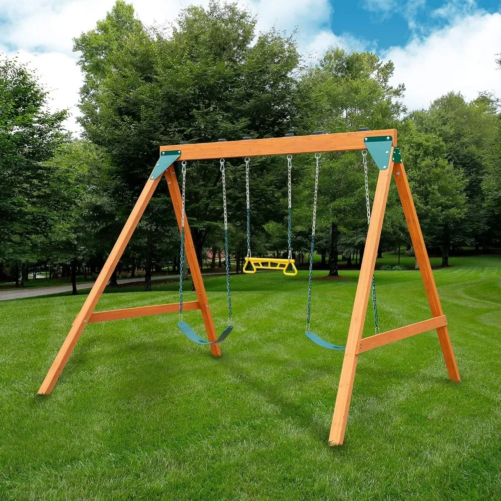 Ranger Wooden Swing Set with Swings