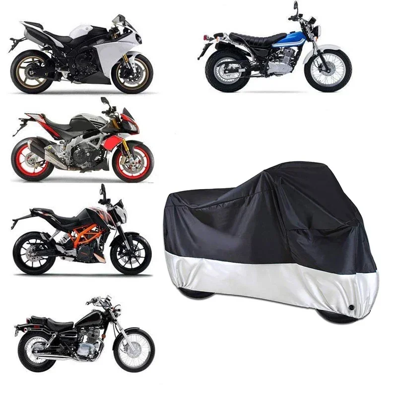 

New Motorcycle Cover Funda Moto Rain Cover Waterproof Dustproof UV Protective Cover Coat Indoor Outdoor Motorbike Scooter Cover