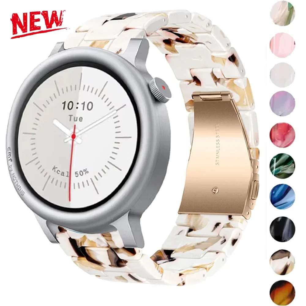 20/22mm Resin Strap For CMF Watch 3-2-1 Pro COROS PACE 2-Pro APEX 2-4 42mm Fashion Bracelet Suunto Vertical 2/Race 2-S/Run/Ocean