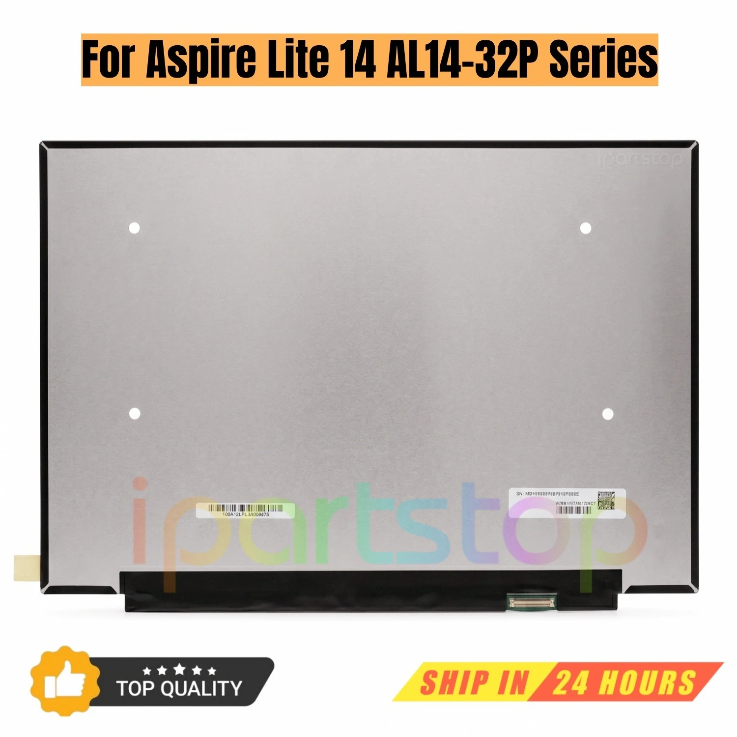 iParts Replacement New Display for Acer Aspire Lite 14 AL14-32P AL14-32P-C7Z5 14.0 60Hz WUXGA Laptop LED LCD Screen Panel OEM