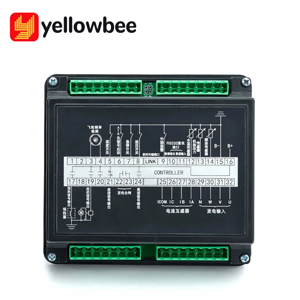 Generator Set Controller 103B (LCD) HJ-103B Automatic ATS Function