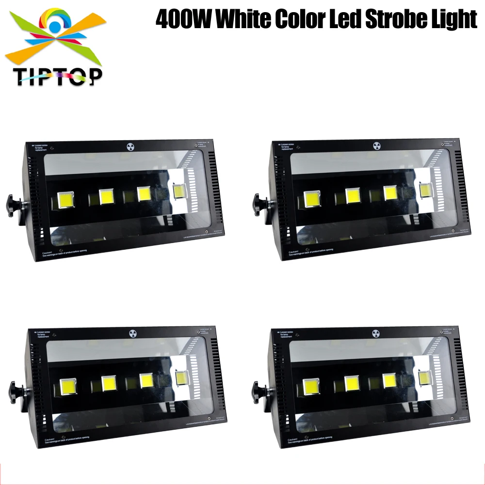 TIPTOP 4XLOT Atomic 3000 3000W DMX Strobe Light Replacement Led 400W Strobe Light New Arrival 90V-240V for Korea Japan America