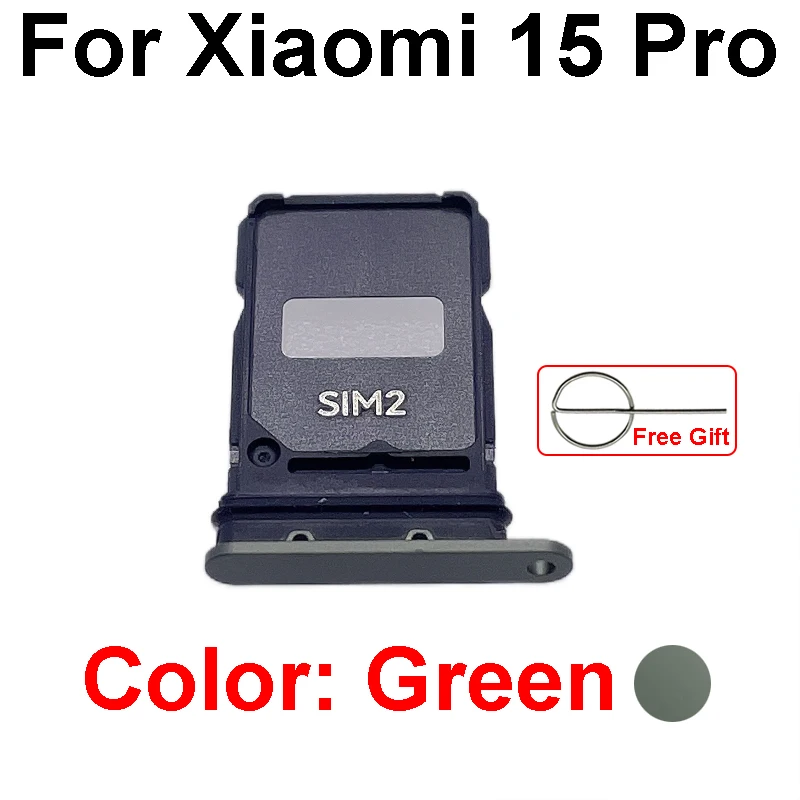 Sim Card Tray Socket Holder For Xiaomi 15 15 Pro 15 Ultra Sim