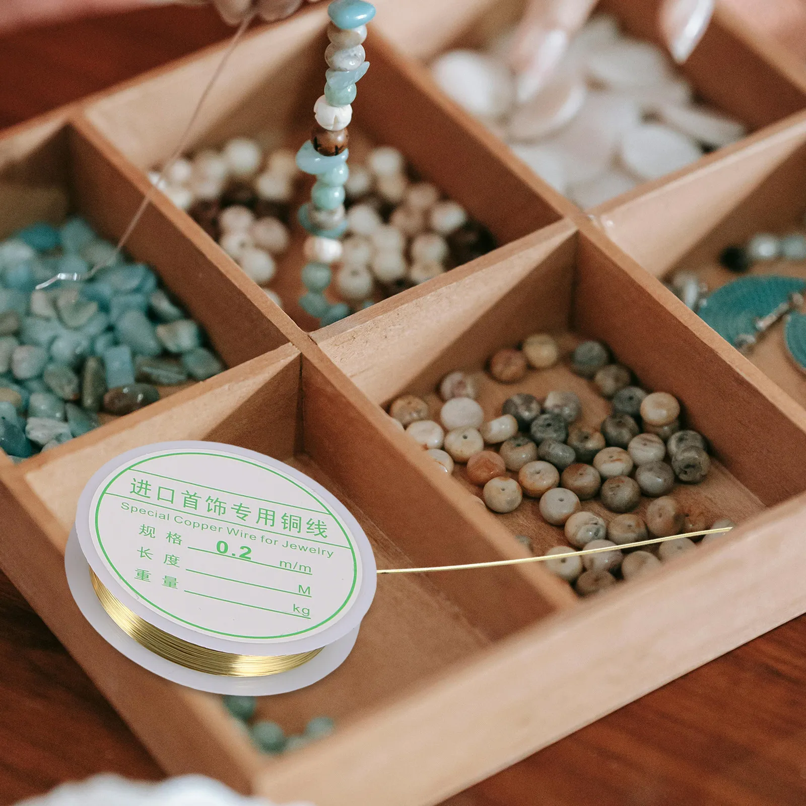 15 Rollos de Alambre de Cobre Resistente al Deslustre para Bisutería, Manualidades, Accesorios para el Cabello, Lazos, Decoración de Bolsos, Bodas y Fiestas