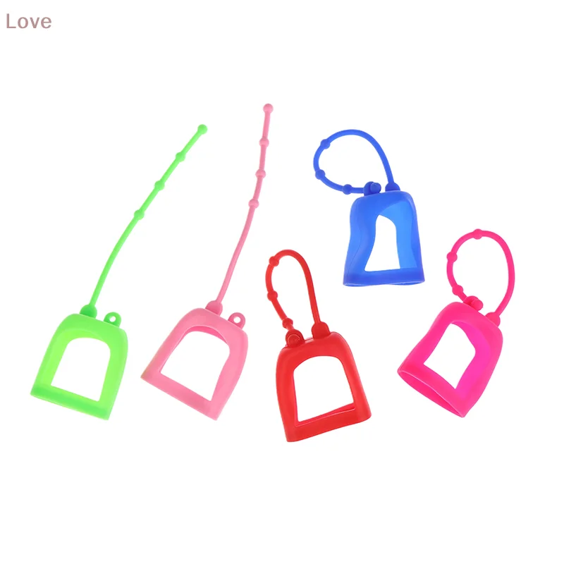 [L&P] Contenitore da viaggio portatile con custodia per bottiglia in silicone da 2 pezzi per bottiglia di profumo di sapone liquido