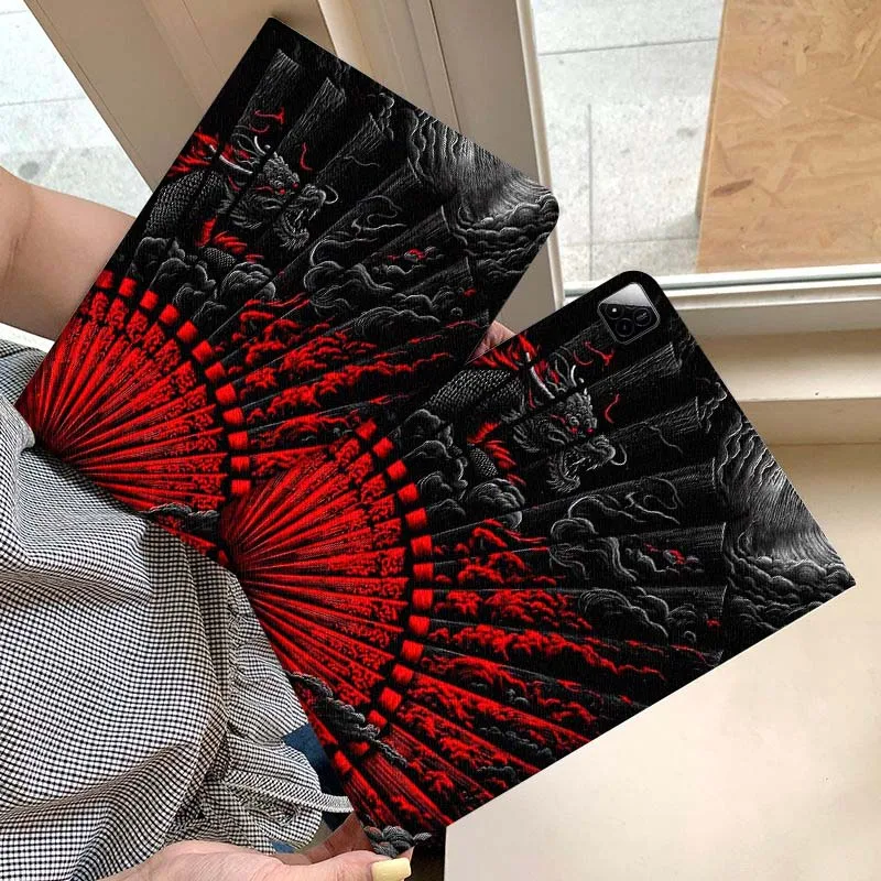 

Red Rose Skull Pattern Tablet Case For Xiaomi Redmi Mini Pad SE K 2 4 5 6 7 8 2023 2025 11 8.8 11.2 10.1 Pro Gift