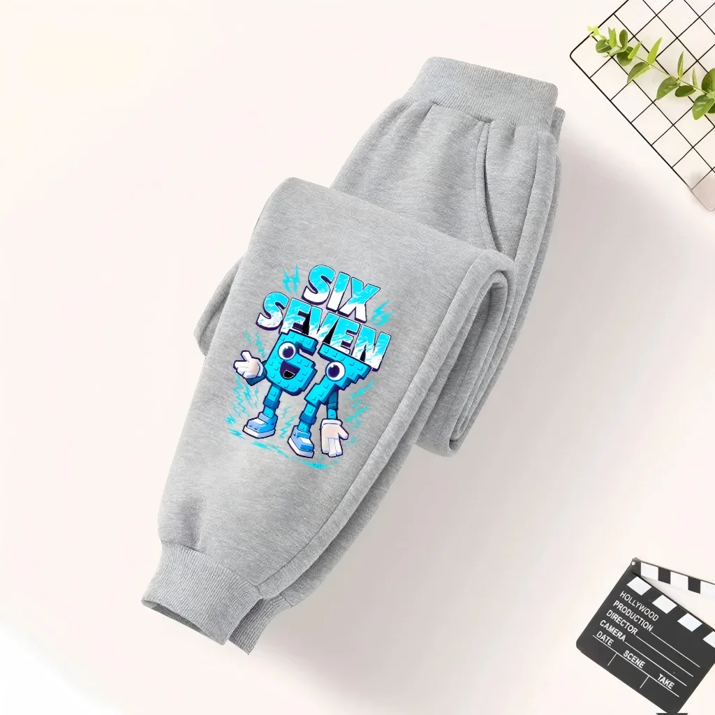Kinderhosen, Unisex-Sporthosen, italienischer Stil, Größe 67, für den Frühling – Detail 5