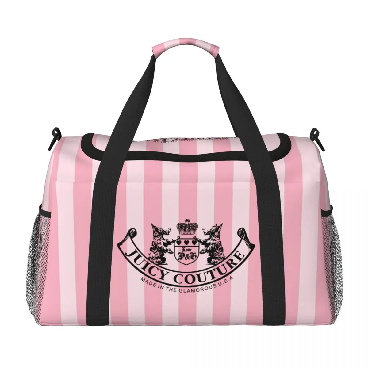 J-Juicy-C-Couture, bolso cruzado de viaje para hombre y mujer, bolso de equipaje de mano, bolso de mano para hombre, gran capacidad, para fin de semana, gimnasio, deporte