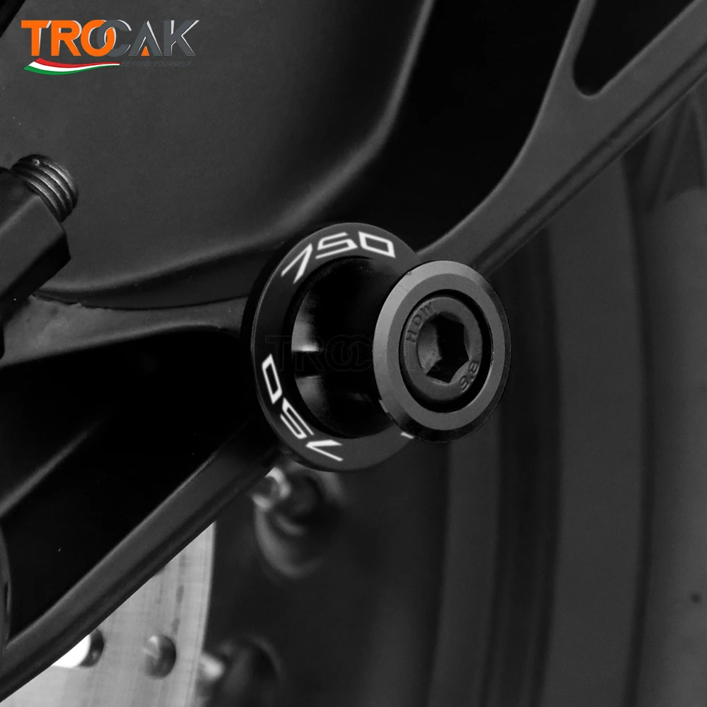 For Kawasaki Z750 Z 750 Z750S Z750R Motorcycle Accessories CNC Stand Screws Swing Arm Bolts Swingarm Spool Sliders M10