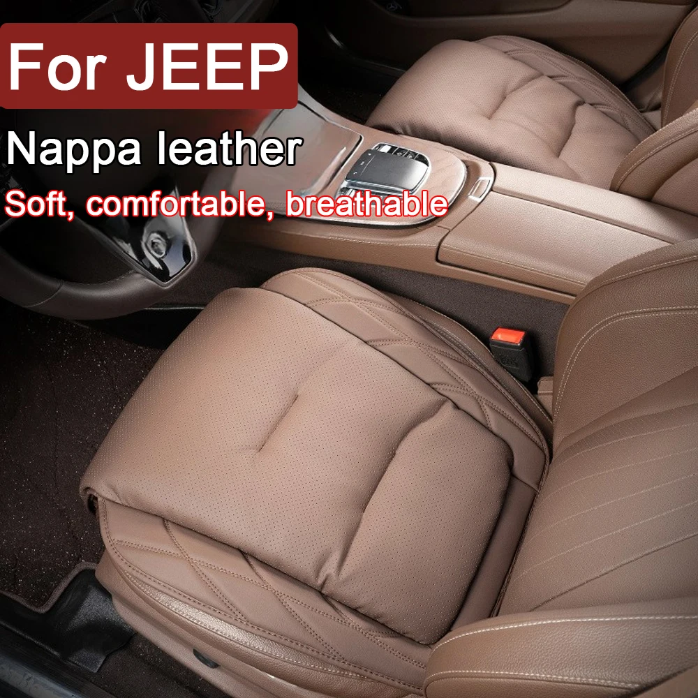 New Front Car Seat Cover Leather Auto Seat Cushion Protector Seat Covers For JEEP Renegade Patriot Compass Wrangler Grand