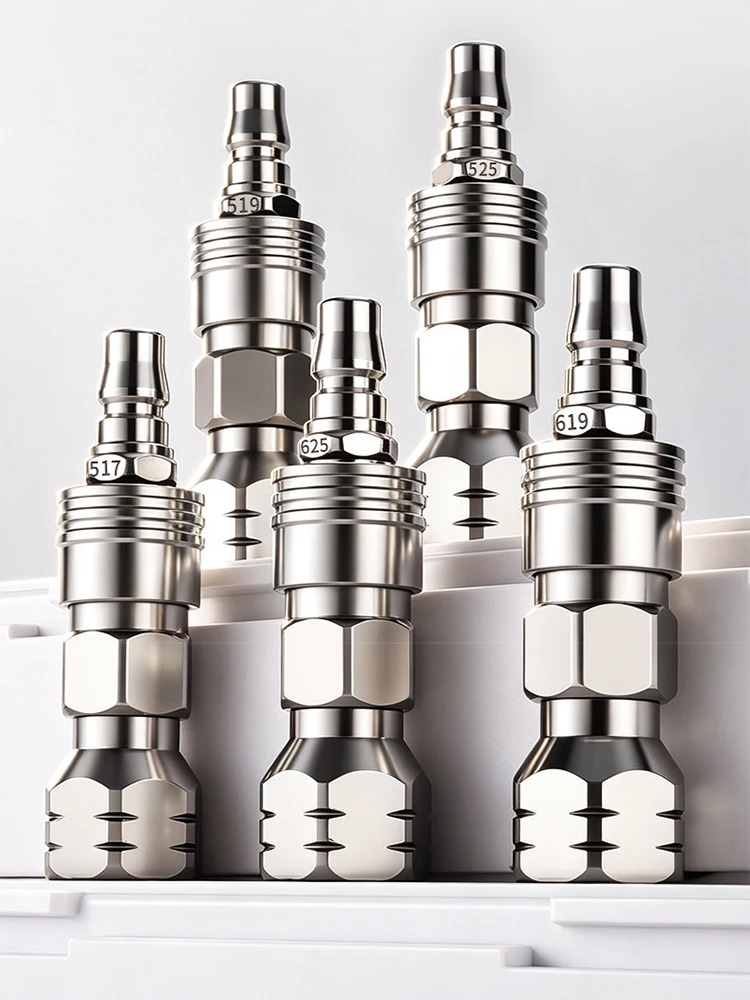 Edelstahl-Schnellanschluss-Düse für Airless-Farbspritzgerät, Hochdruck-Feinzerstäubung, Direktsprühung, Universelles Ersatzset – Detail 1
