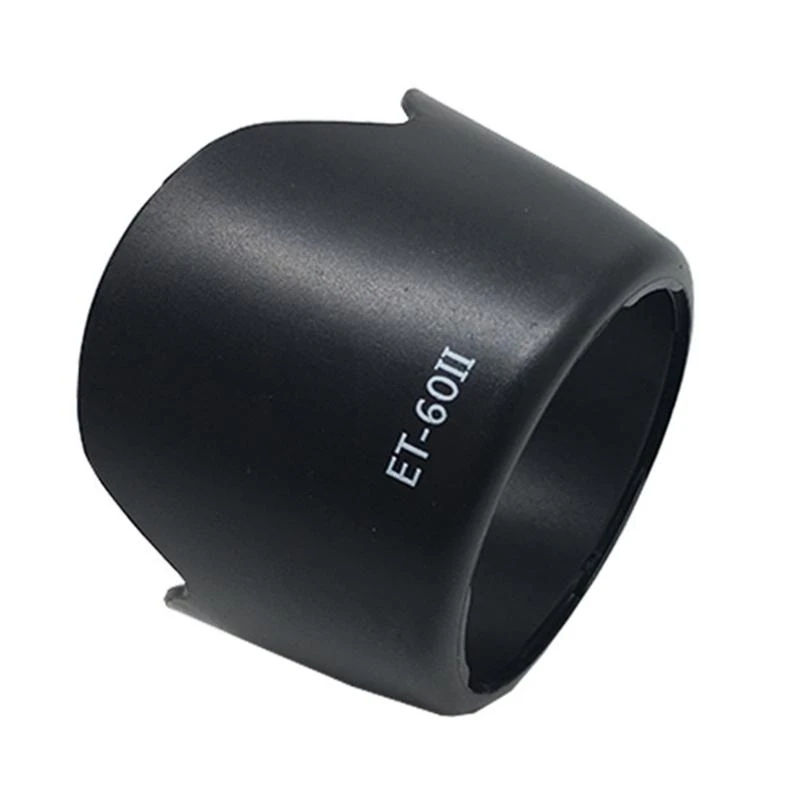 ET-60II Kamera-Gegenlichtblende für EF75-300 mm EF90-300 mm EF55-250 mm ET-60II Blütenblatt-Schnalle Kameraobjektiv-Abdeckkappe – Detail 1