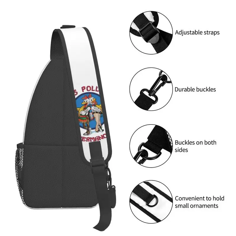 Chicken Brothers Los Pollos Hermanos Sling Bag Men Breaking Bad Shoulder Crossbody Chest Backpack ciclismo Camping Daypack