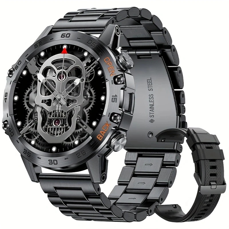 LIGE New1.39 "Bluetooth Anruf Smart Uhr Männer Outdoor Sport Fitness Herzfrequenz Gesundheit Überwachung Smartwatch für Android IOS telefon