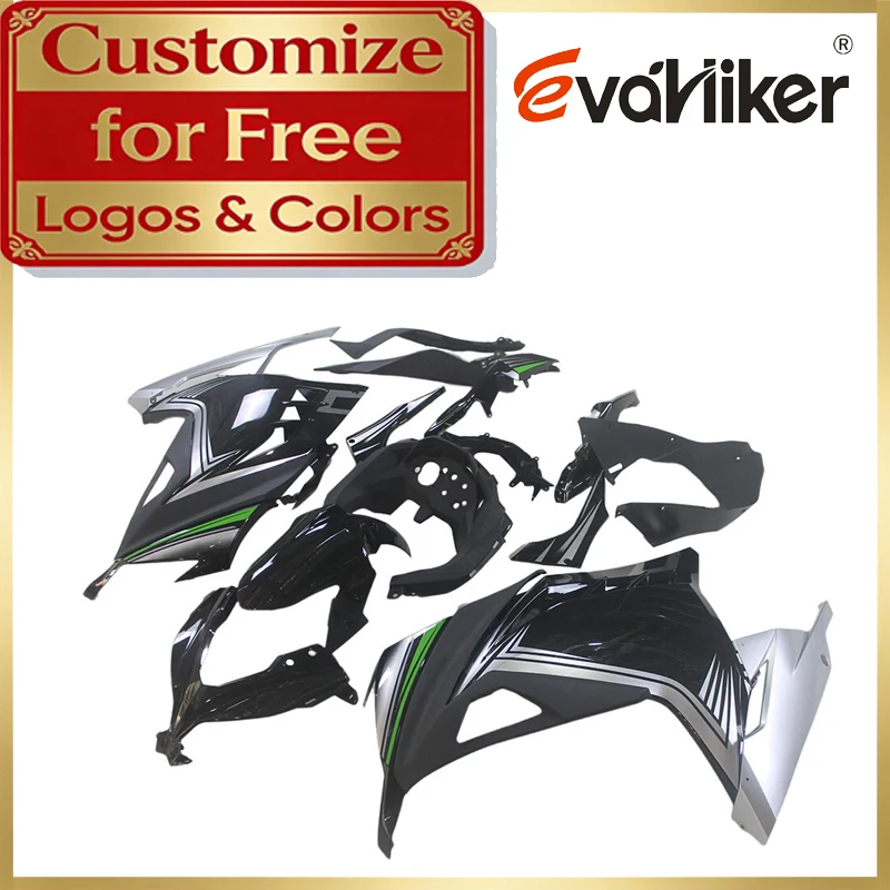 

Комплект обтекателей для мотоцикла Kawasaki 300 EX300R 2013-2017 из АБС-пластика, серебристый, с возможностью индивидуального цвета