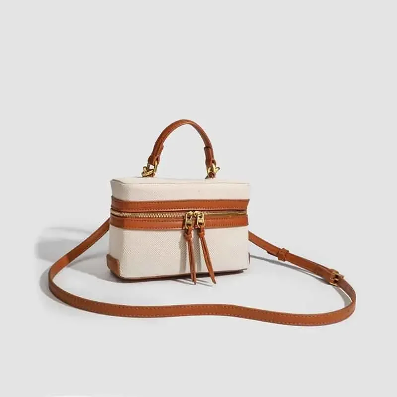 

1 PC New Retro Fashion Box Women's Handbag Shoulder Crossbody Bag Casual Spring and Summer Small Wallet Small Square Bag Box Bag