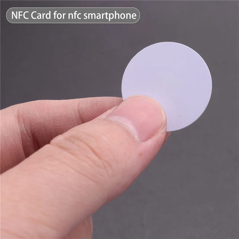 For Ntag215 NFC Tags,Blank PVC Coin NFC Cards Compatible With All NFC Enabled Mobile Phones & Devices-(90PCS)-A74Z