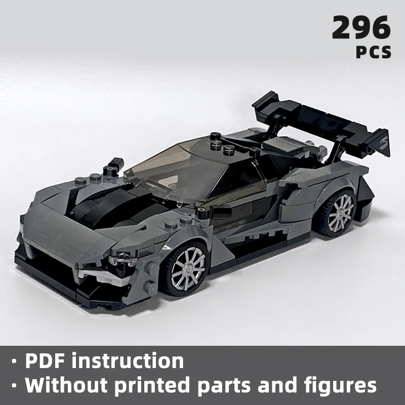 

luxurious super car speed champions bricks sports supercar race car blocks custom motor building moc unique klocki display