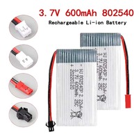 802540 3.7V 600mAh Rechargeable Li-ion Battery for Unmanned Aerial Vehicle Remote Control Aircraft Model Airplane Batteries
