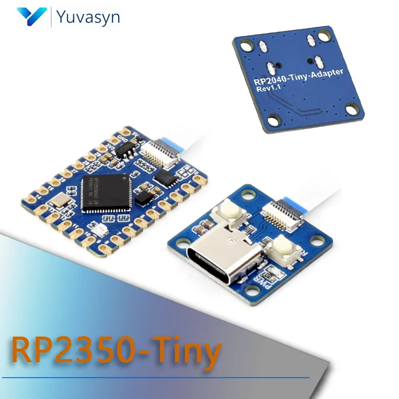 RP2350-Tiny Micro Development Board Based On Raspberry Pi RP2350A Dual-core Dual-architecture Processor Separate USB interface