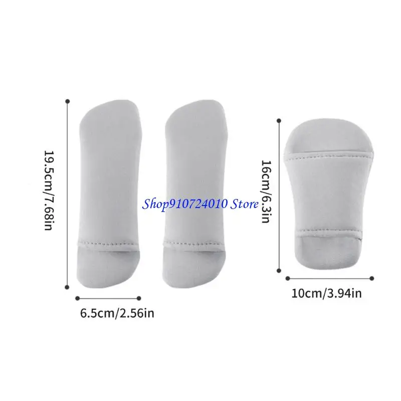 77HD 3 قطع لعربات الأطفال لمقعد السيارة ووسادة الكتف ومجموعة حماية المنشعب #6