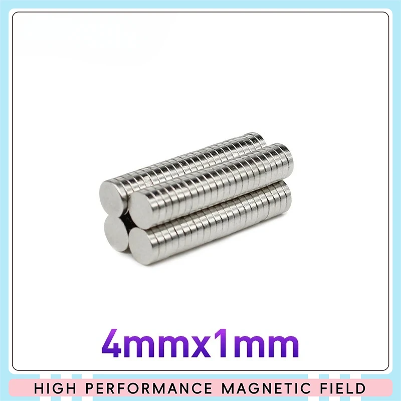 50/100/200/500/1000/2000/5000PCS 4x1 Mini Small Round Magnets N35 Neodymium Magnet strong 4x1mm Permanent Magnets Disc 4*1 mm