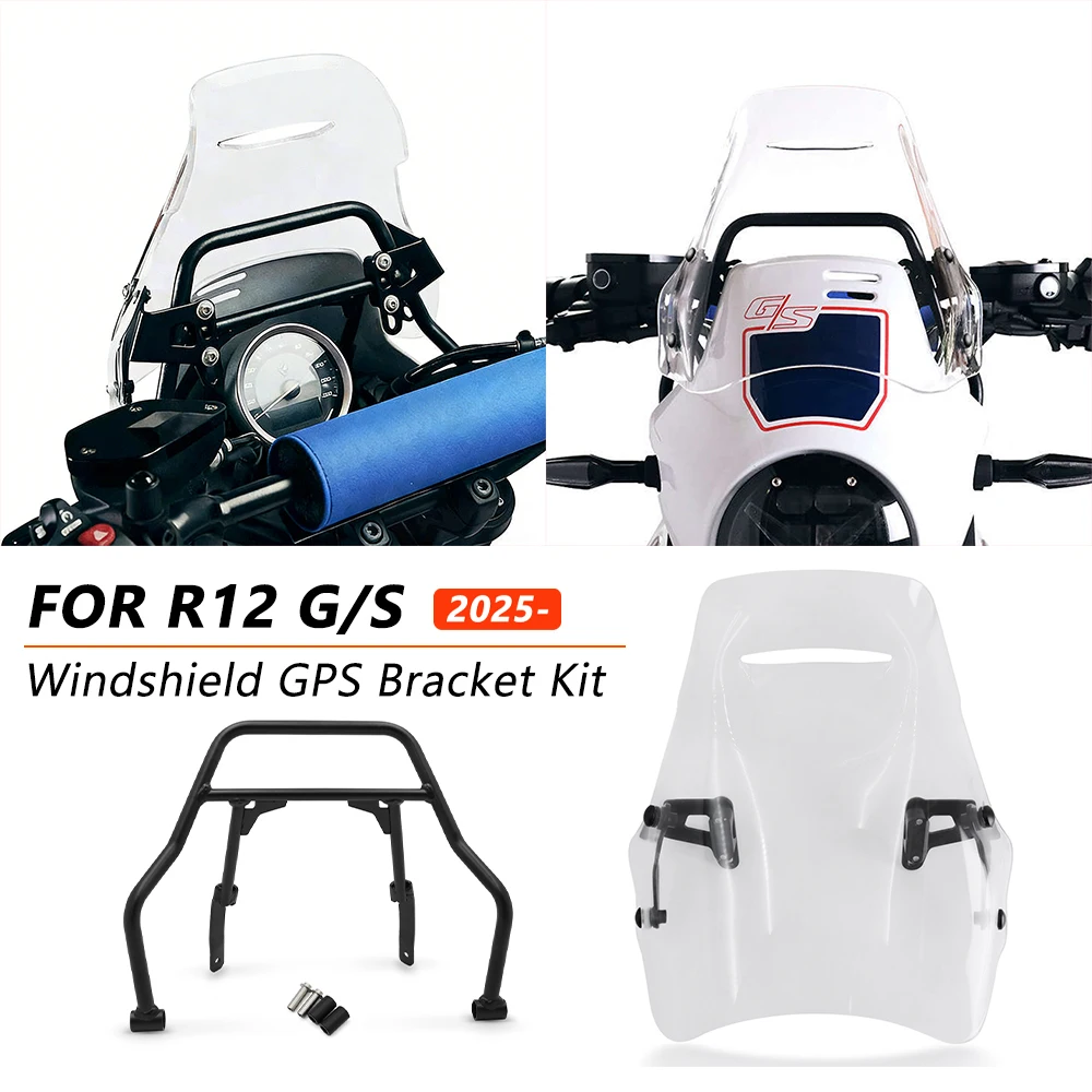 pare-brise-avant-pour-bmw-r12-g-s-r12gs-r12-gs-2025-deflecteurs-de-vent-spoiler-support-de-navigation-gps-barre-transversale
