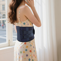 Heating Belt for Back Pain, Portable Lower Back Massager with Heat and Vibration, 3 Speed Adjustable, USB Charging