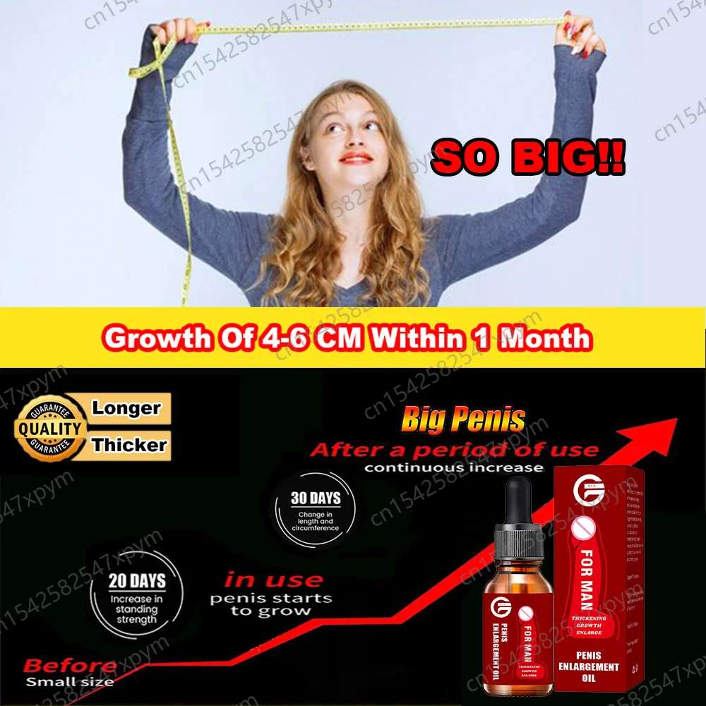 Growth Of 4-6 CM Within A Month,Longer And Thicker For Man