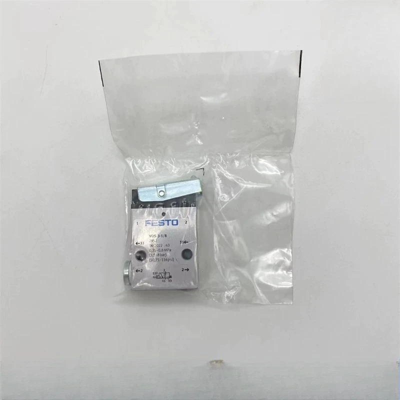 Parts forFESTO Festo direct acting round head valve VOS-3-1/8 2952 two-way three-way normally open electronic control