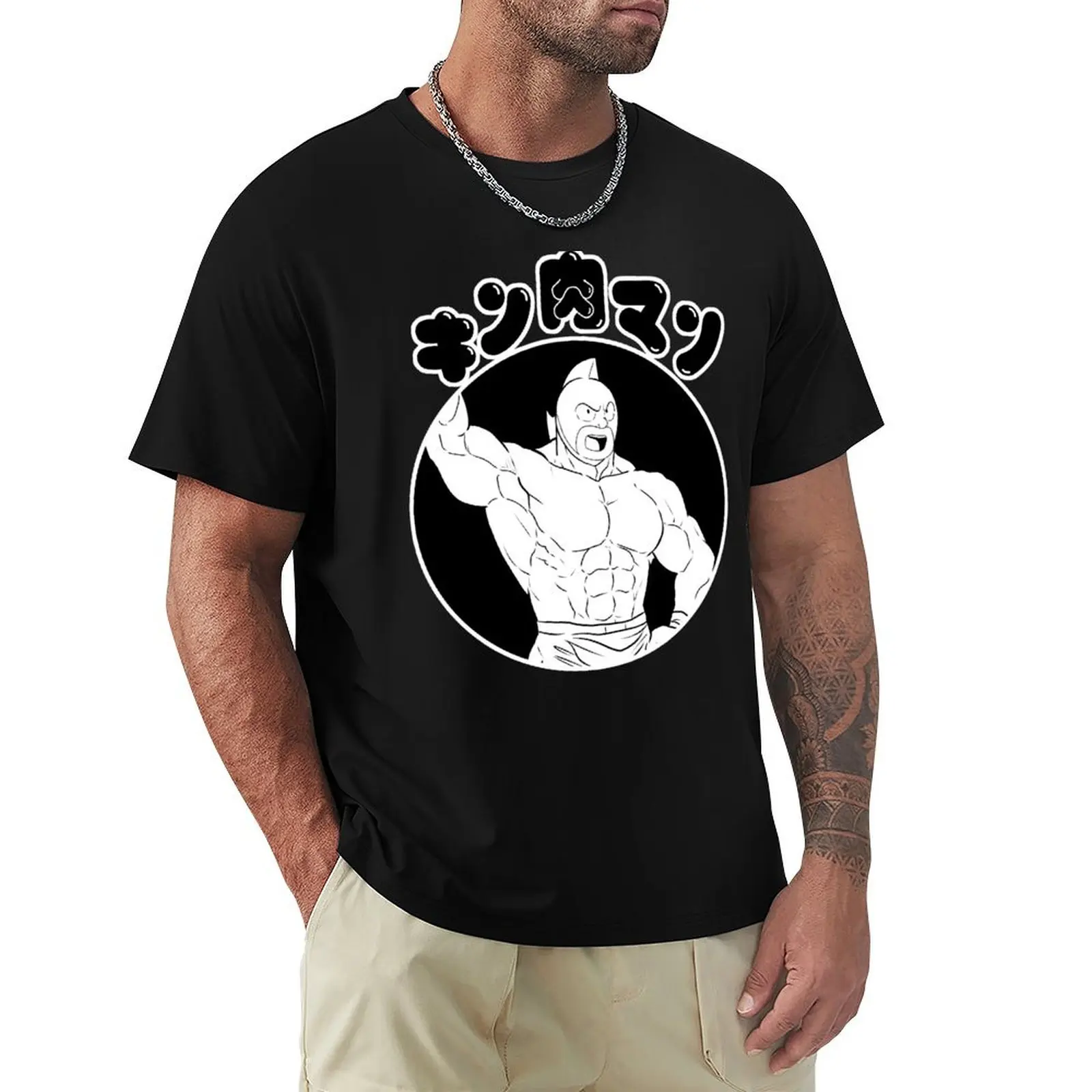 

KINNIKUMAN T-Shirt anime t shirts T-shirts man black t-shirts for men