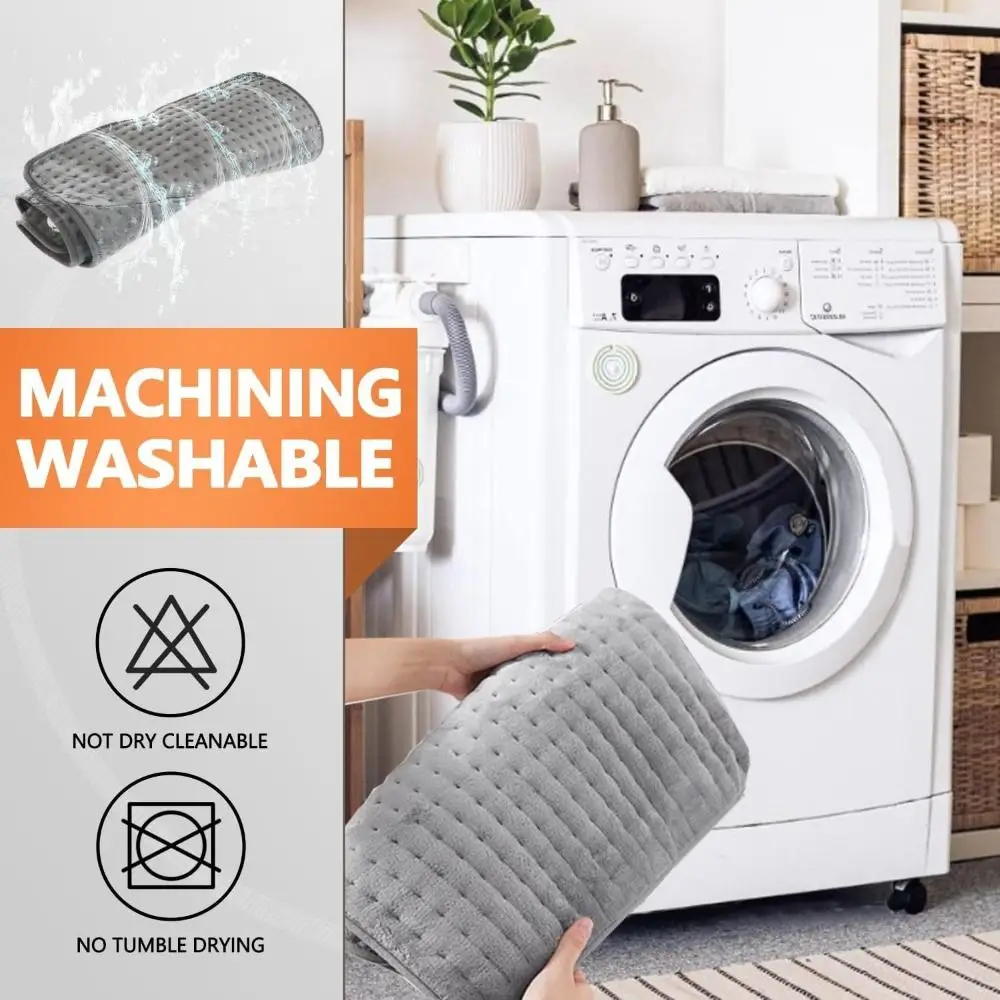 

Warming Pad EU Plug Electric Heating Waist Belt Portable Temperature Control Warm Thermal Pad Soft Adjustable Heating Pad Home