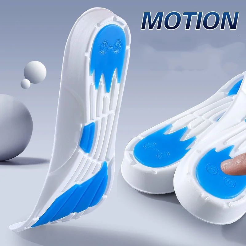 

High-elasticity Sports Insoles For Men Breathable Shock-absorbing Basketball Running Insoles