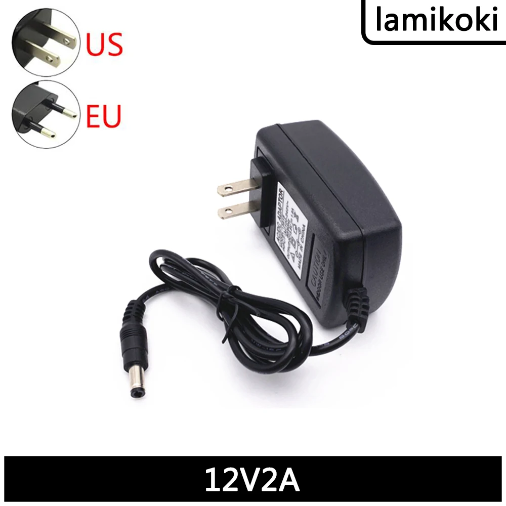 TV 모니터 셋톱 박스 모니터링 범용 전원 코드, DC 5.5mm * 2.1mm, 12V 2A 전원 어댑터