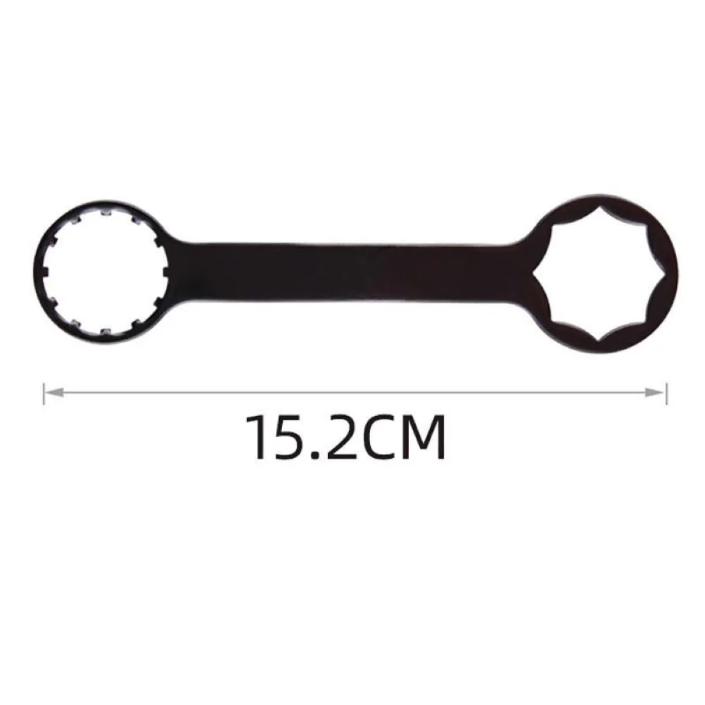 

1pc Front Fork Tool Bike Wrench Disassemble Spanner Mountain Alloy Bike Wrench Parts Suspension Tool Durable Efficient