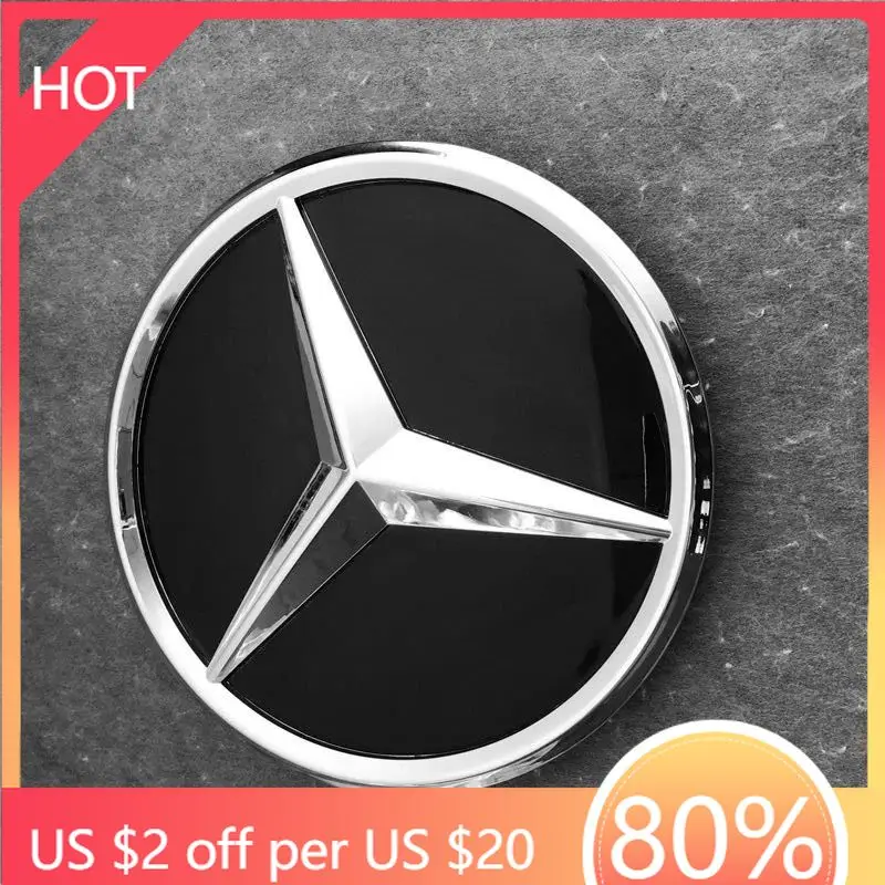 

Колпаки ступиц для Mercedes Benz GLC X253 GLE W167 GLS X167 V W447 Передняя решетка со звездой, эмблема с подсветкой, логотип, глянцевый черный и хром