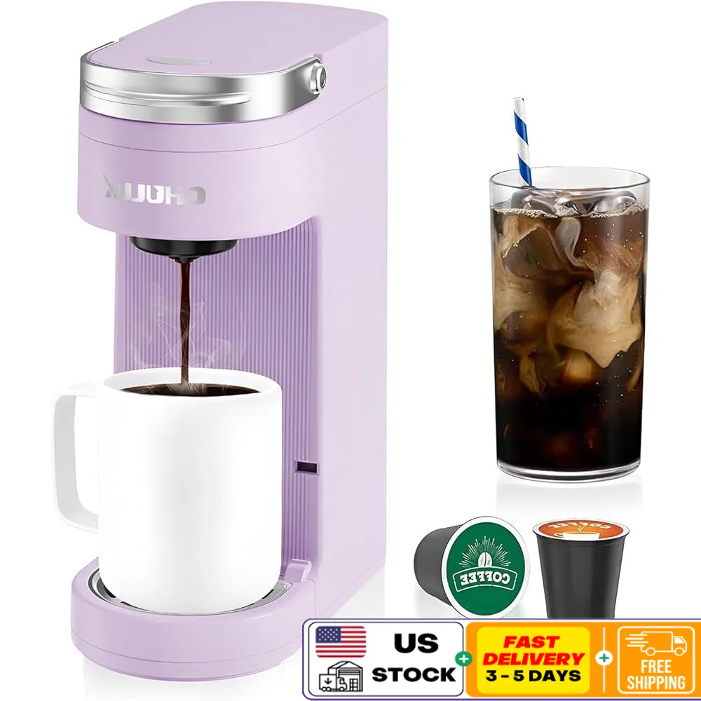 

Single Serve Coffee Maker Compatible with K Cup Pods Auto Shut Off Compact Design Travel Mug Friendly Fast Brewing System