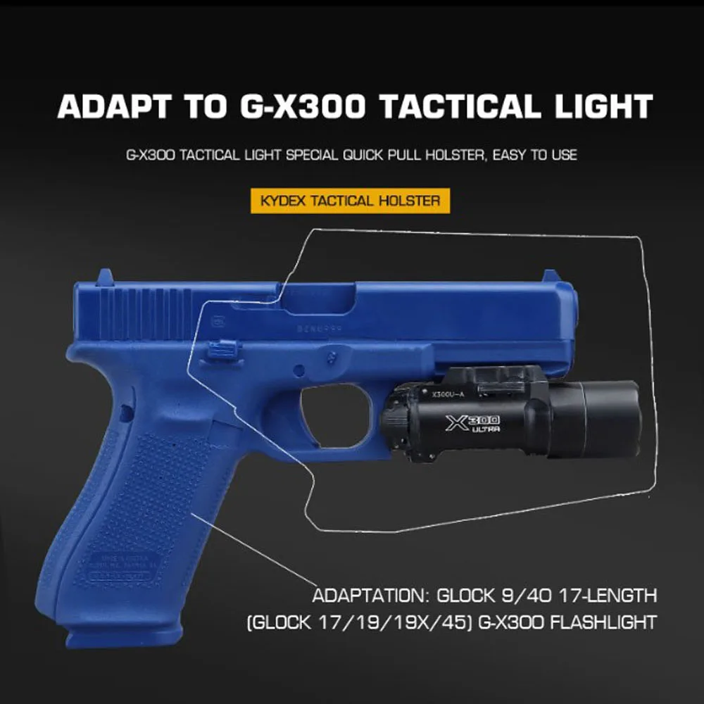 Glock X300 funda táctica Kydex liberación rápida - imagen 2