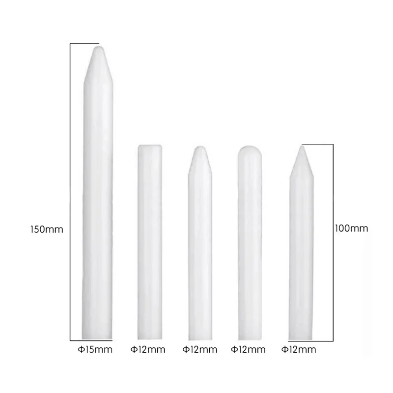 5 stks/set PDR Uitdeuken Auto Reparatie Tool Auto Deuk Reparatie Kit Wit Nylon Pen Tap Down Pen Knock Down Gereedschap