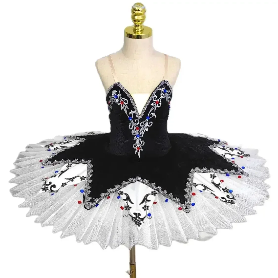 New Arrived Children\'s Ballet Tutu Skirt Costumes White Swan  Performance Clothing Leotards for Girls