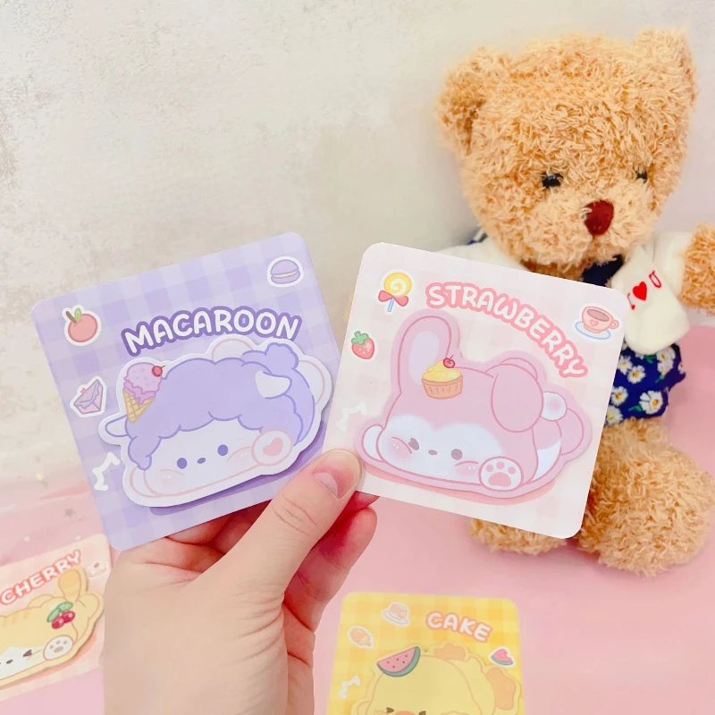 ملاحظات لاصقة كرتونية لطيفة، وسادات مذكرة جمالية محمولة لتذكير الشكل الممتع