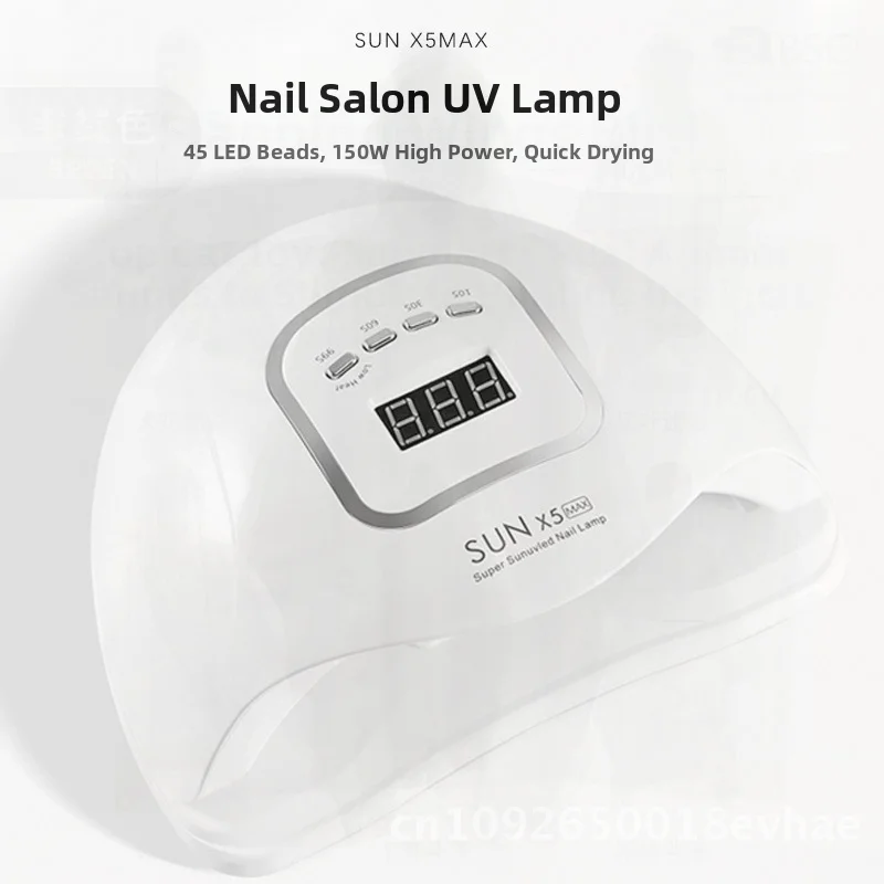 

High-Power 150W LED Phototherapy Machine for Nail Salon Induction Quick-Drying Non-Blackening Portable Dryer for Professional
